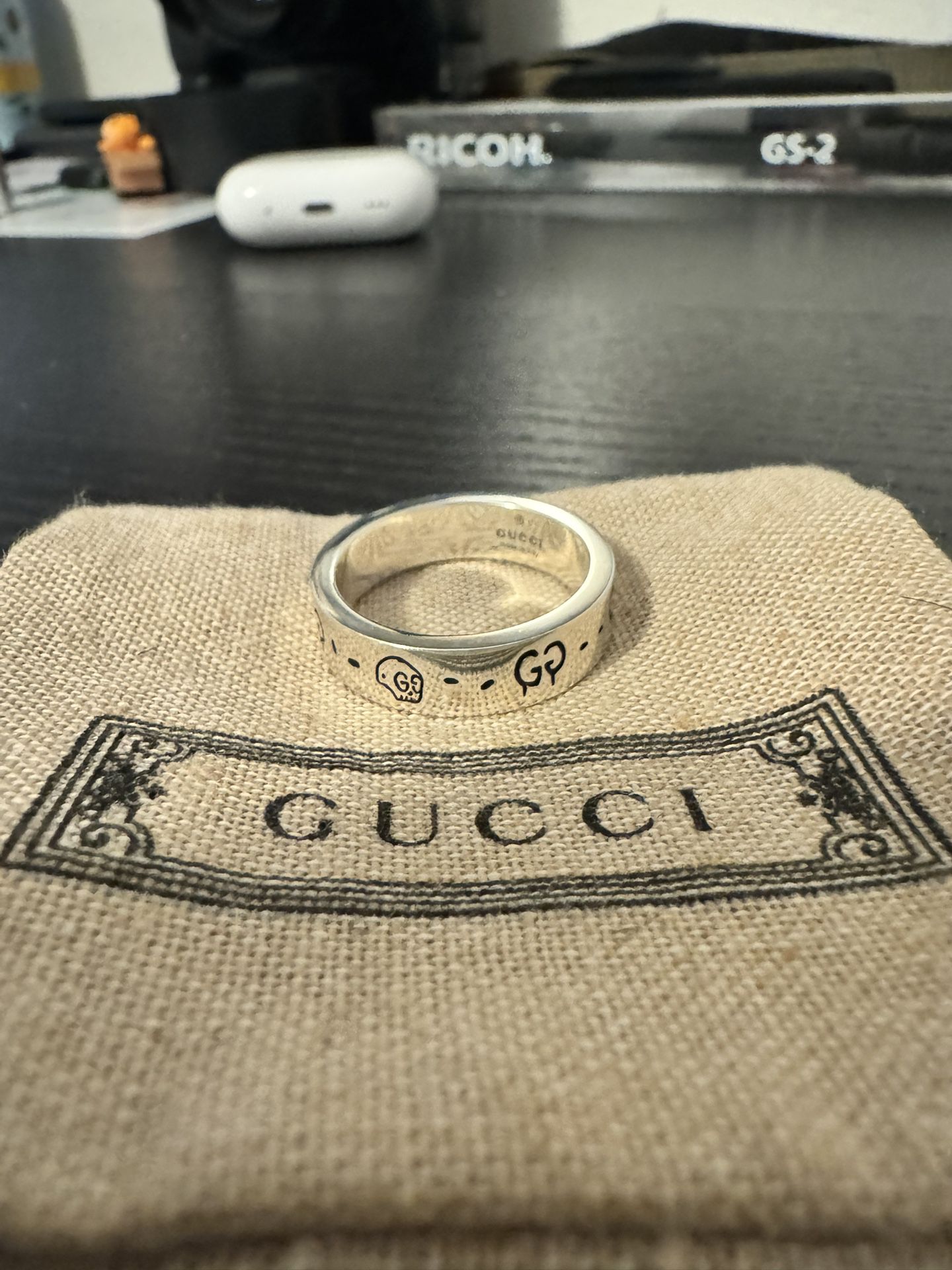 Gucci Ghost Ring Silver