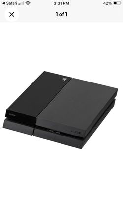 PS4 with cables
