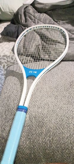 JO ME  tennis  Racket White and Blue