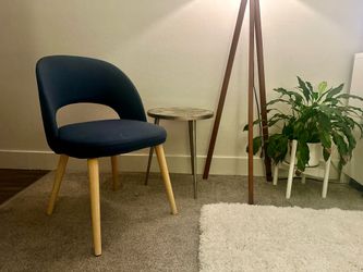 Mid century blue chair