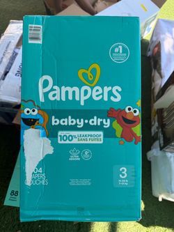 Pampers Baby-Dry Size 3 Diapers 104 Count