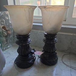 Vintage Two Set Lamps 
