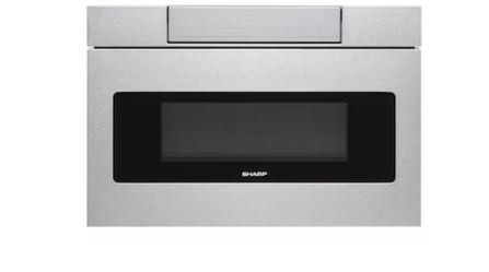 Sharp 23.875-in 1.2-cu ft 950-Watt Low Profile Microwave Drawer (Stainless Steel)