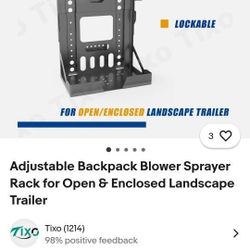 Lawn Sprayer Back Pack Adjustable Rack