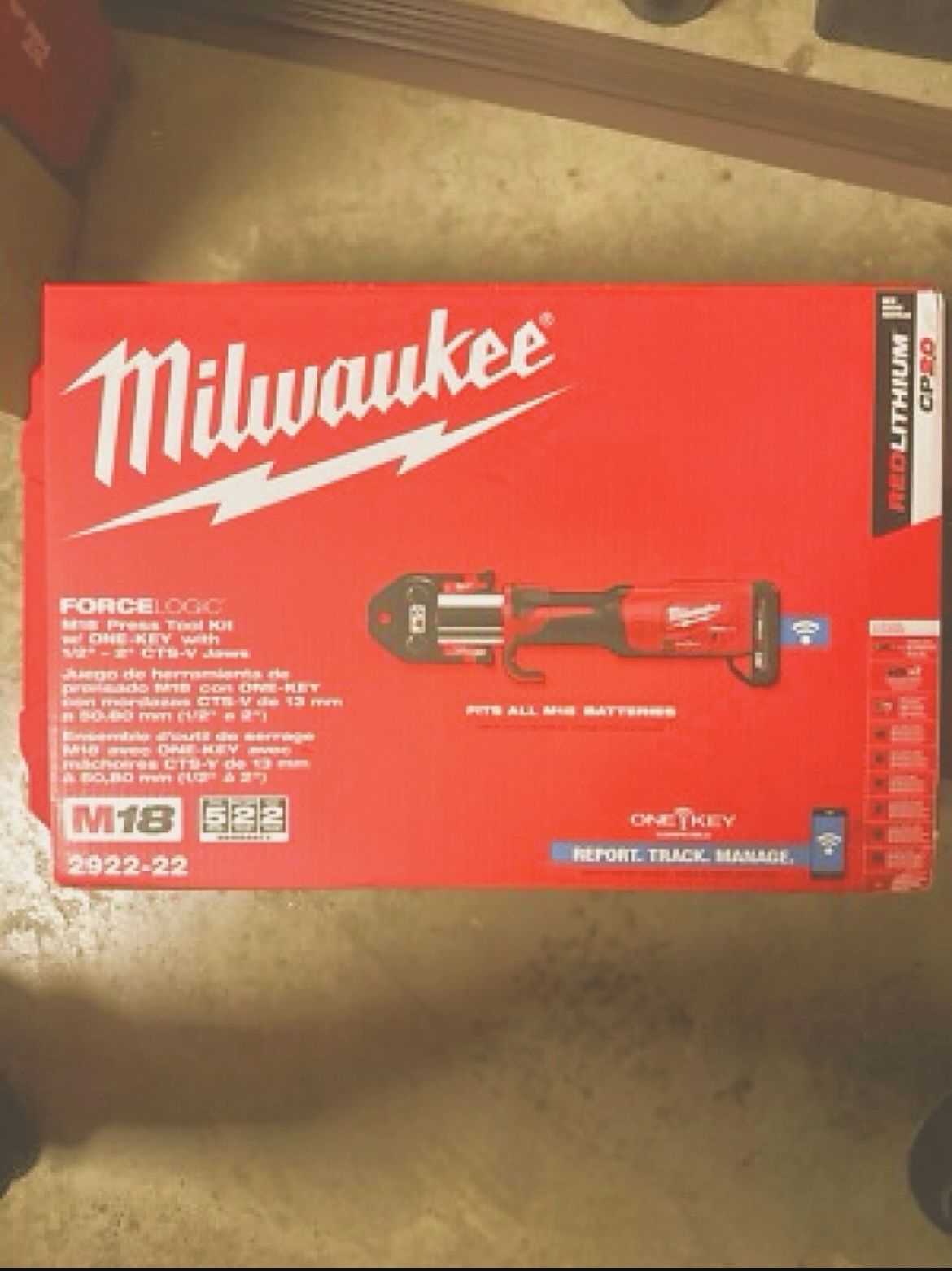 Milwaukee 2922-22 M18 Force Logic Press Tool kIT
