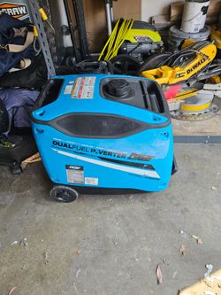 Pulsar 4500 watt duel fuel generator.