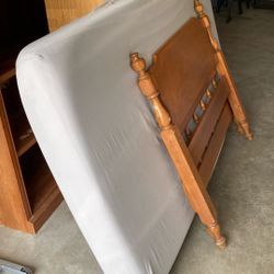 Bed Frame, and mattress, Single