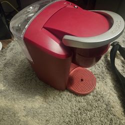 Red Kuerig Coffee Maker
