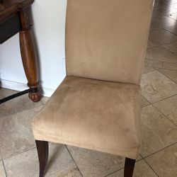 3 Velvet Pottery Barn Chairs