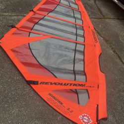 Sailworks Revolution 5.3m Windsurfing Sail 