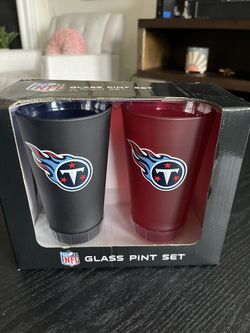 Tennessee Titans 16oz Glass Pint Set