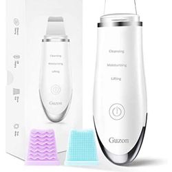 Ultrasonic Face Spatula - Skin Scrubber Spatula Facial Scraper, Blackhead Remover Pore Cleaner for Deep Cleansing, Comedones Extractor, Facial Lifting
