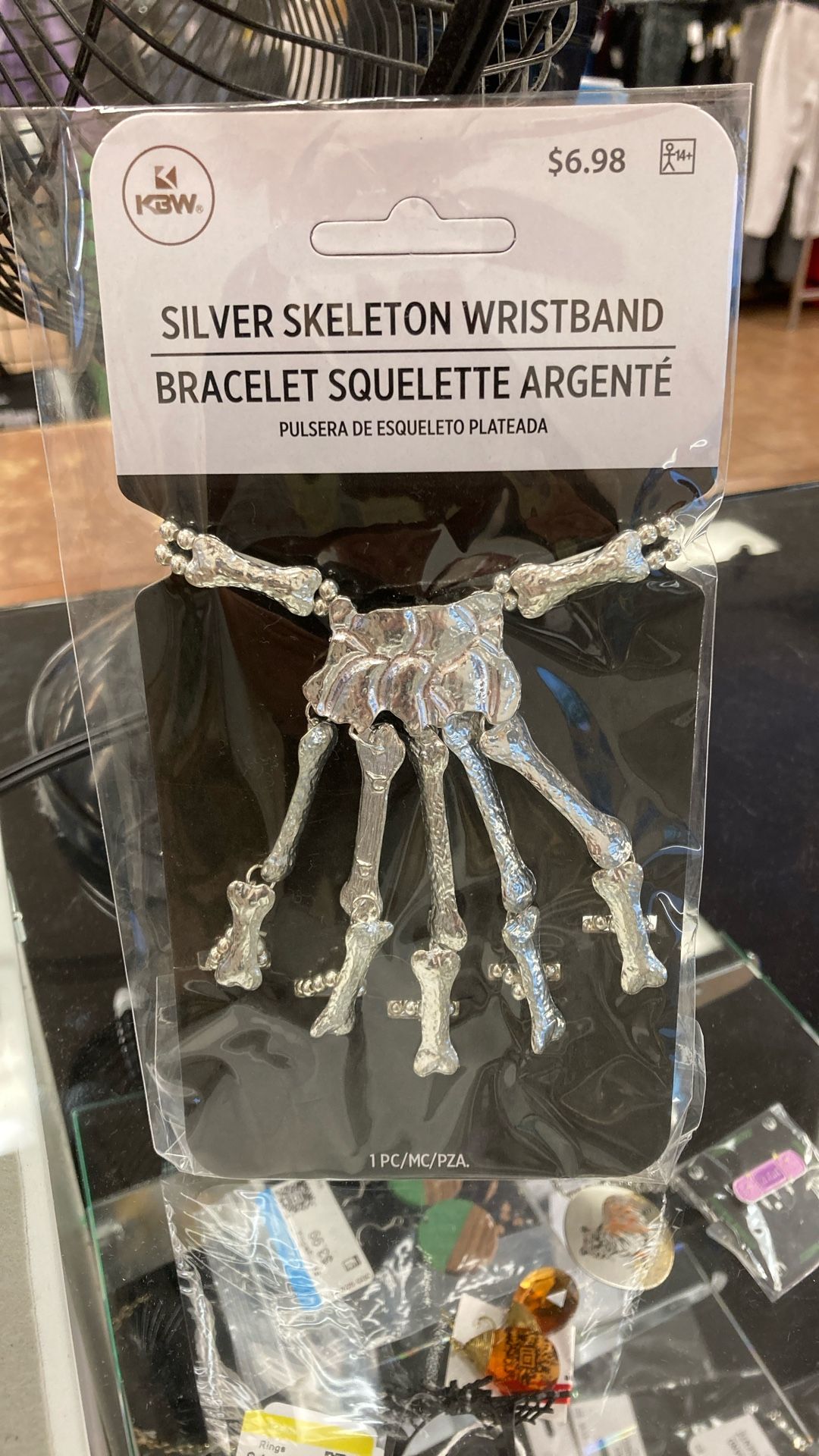 Silver Skeleton Wristband