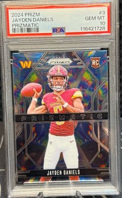 2024 Jayden Daniels Prizmatic Rookie #3 – PSA 10 Gem Mint
