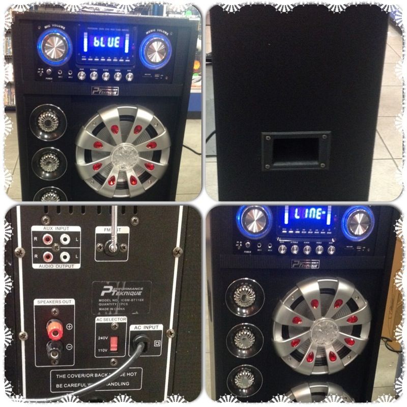 Performance teknique Bluetooth Fm speaker radio