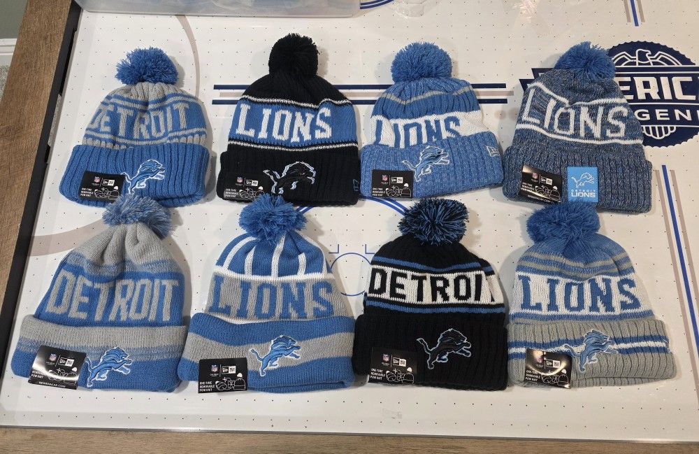 NEW ERA DETROIT LIONS HATS.......$12...or 6/$60