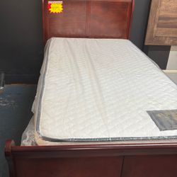 Twin Bed With Mattress