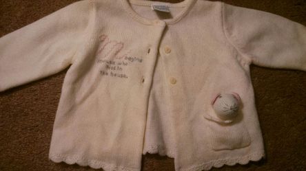 Gymboree Cream Sweater 3-6 months