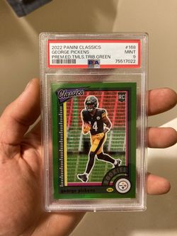 2022 George Pickens Classics Green /20 Psa 9