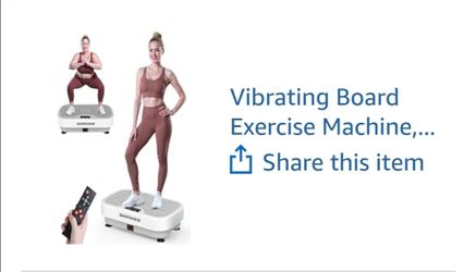Vibrating Board Exercise Machine