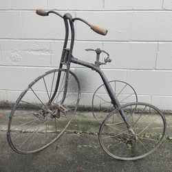 Antique Child’s Penny-Farthing Tricycle, c.1890s Velocipede