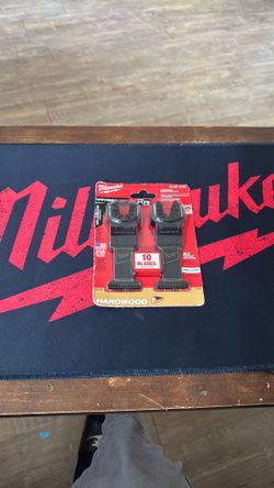 Milwaukee multi tool blades 10 pack hardwood $100msrp
