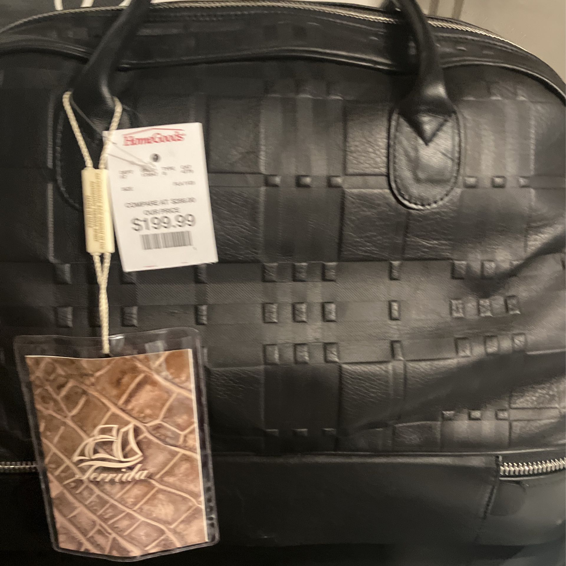 Italian Leather Men’s Travel Bag