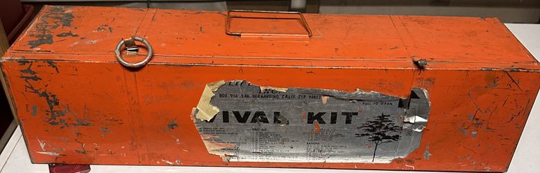Forced Landing Emergency Survival Kit- Unopened - Collectable -1960s