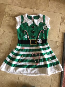 Ugly Christmas sweater dress