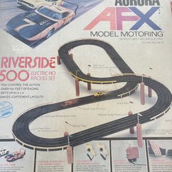 Aurora AFX Riverside 500 Electric HO Racing Set