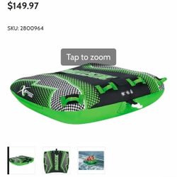 Brand New In Box 2 Person Towable Tube Raft