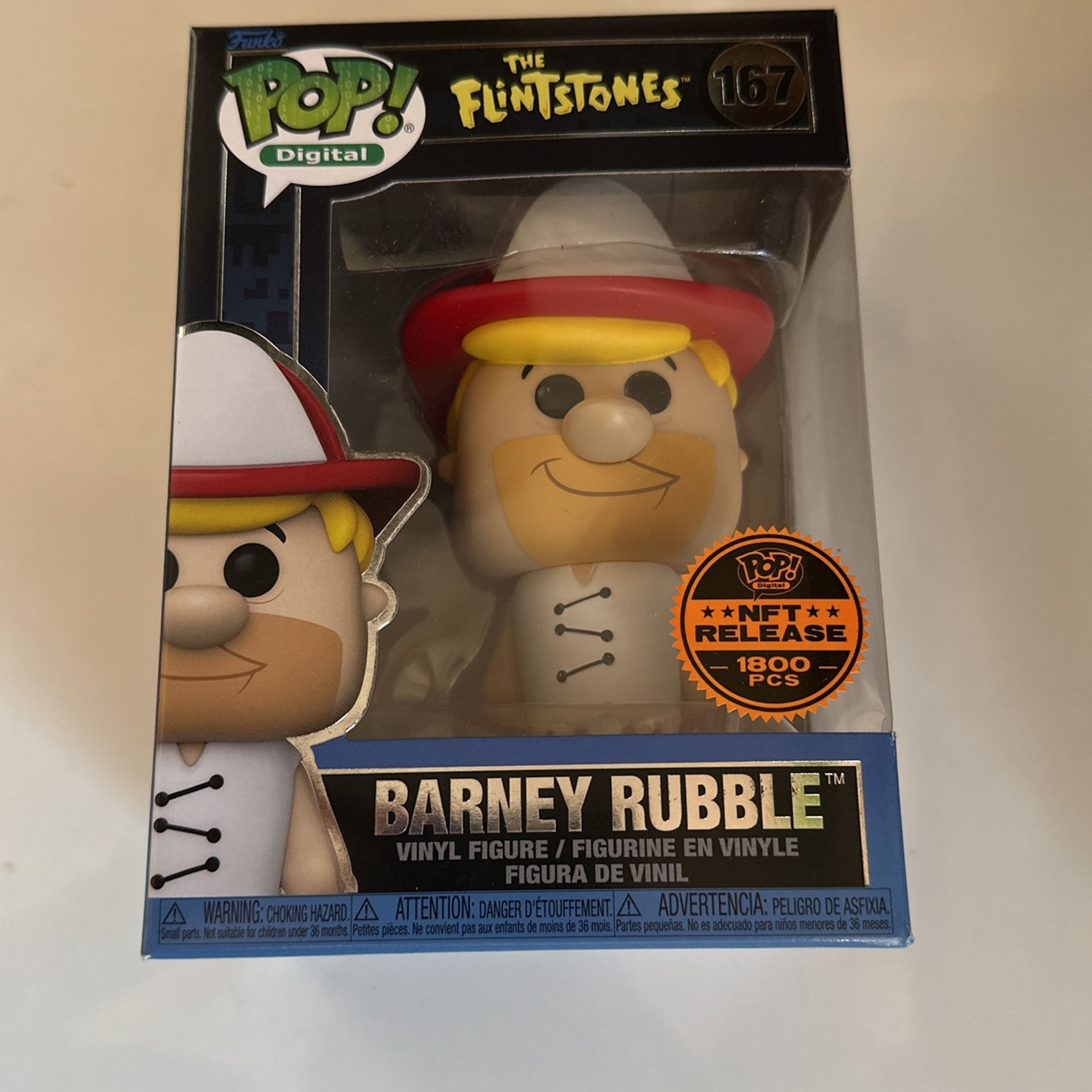 Funko Pop! Digital Flintstones #167 Barney Rubble LE 1800 Mint New