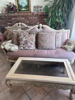 Free couch set + coffee table