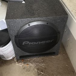Pioneer 12 Inch Subwoofer 