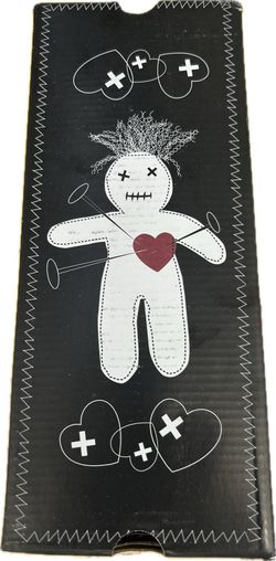 Draven VooDoo Love Round Toe Slippers in Black
