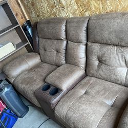 Love Seat With Remote Stored