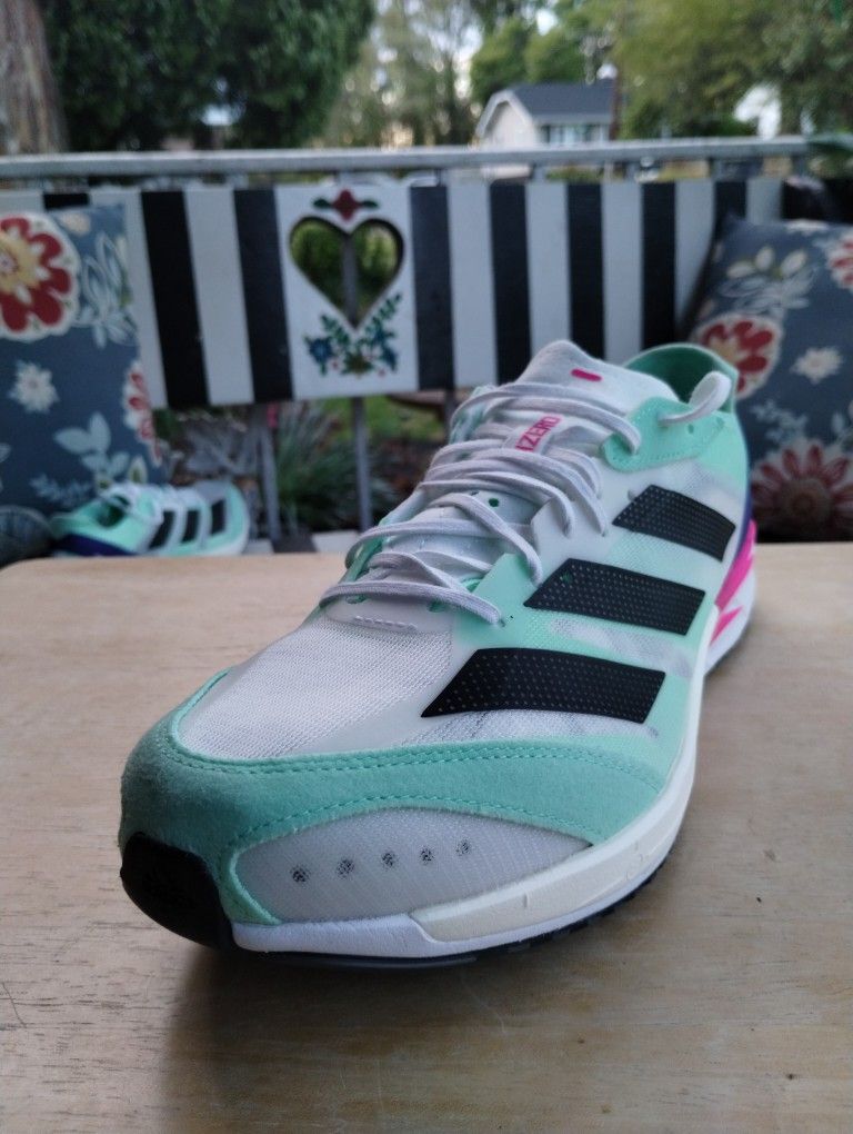 (Size-9.5) New, Men's, Adidas Adizero Adios 7 YYJ 606004, no Box