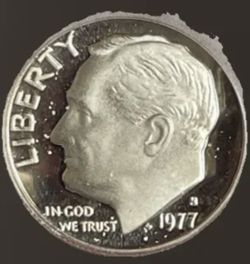 1977 S Proof USA Dime
