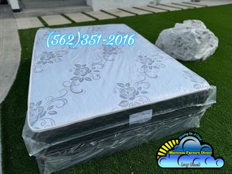 Queen mattress and Boxspring bed set Colchon y tambor