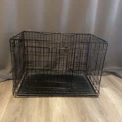 36in Double Door Dog Crate