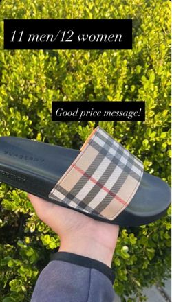 Burberry slides