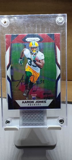 Aaron Jones Hand signed Rookie Card. #1/2 , SUPER RARE