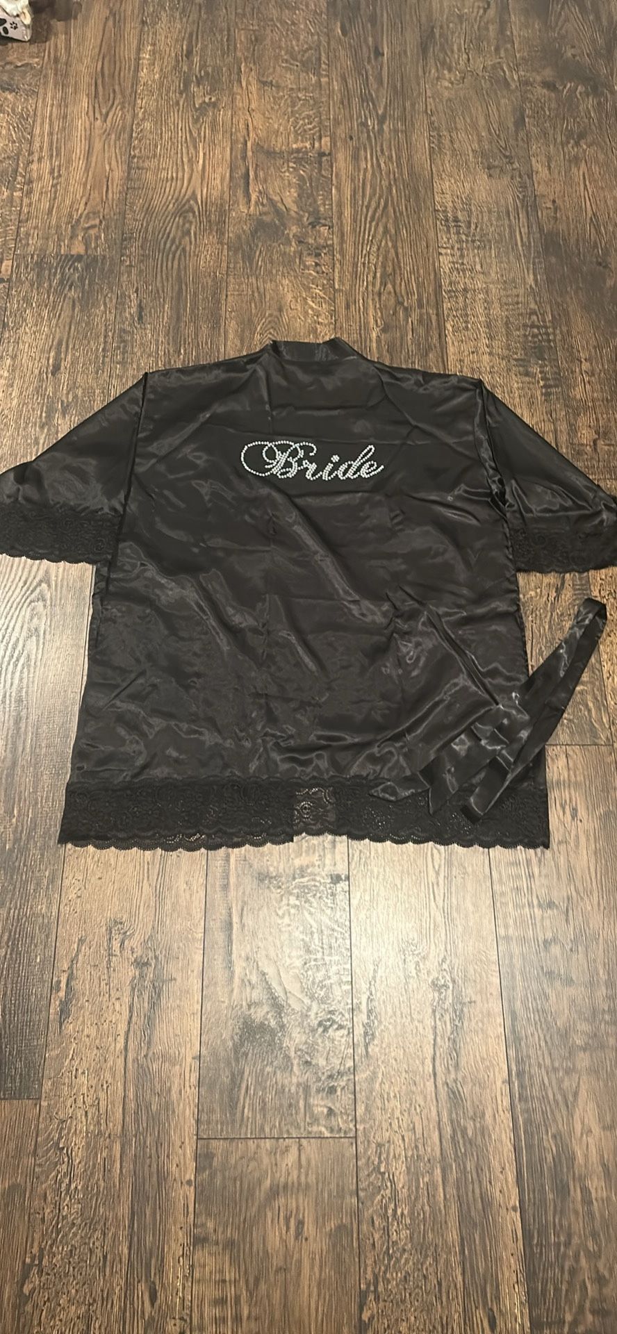 Bride Rhinestone Robe