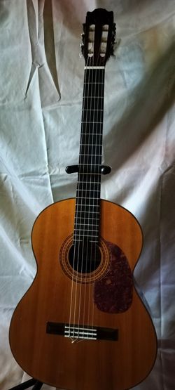 Vintage Avila classical guitar with new bag