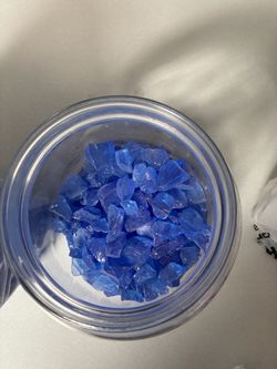 Blue Glass Vase Filler