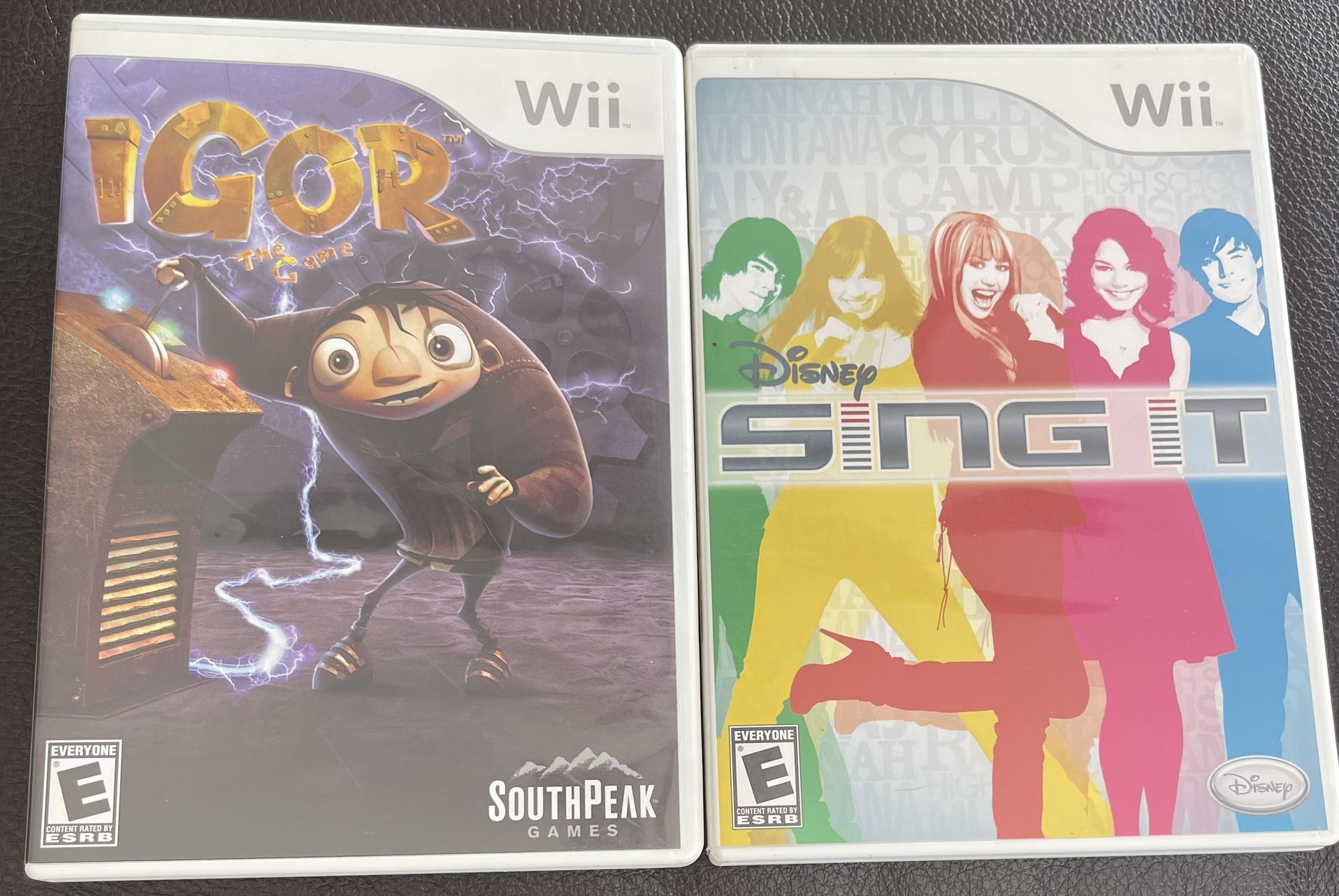 IGOR And Sing It Wii Games