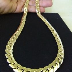 Gold 18k Plated Snake Necklace Chain