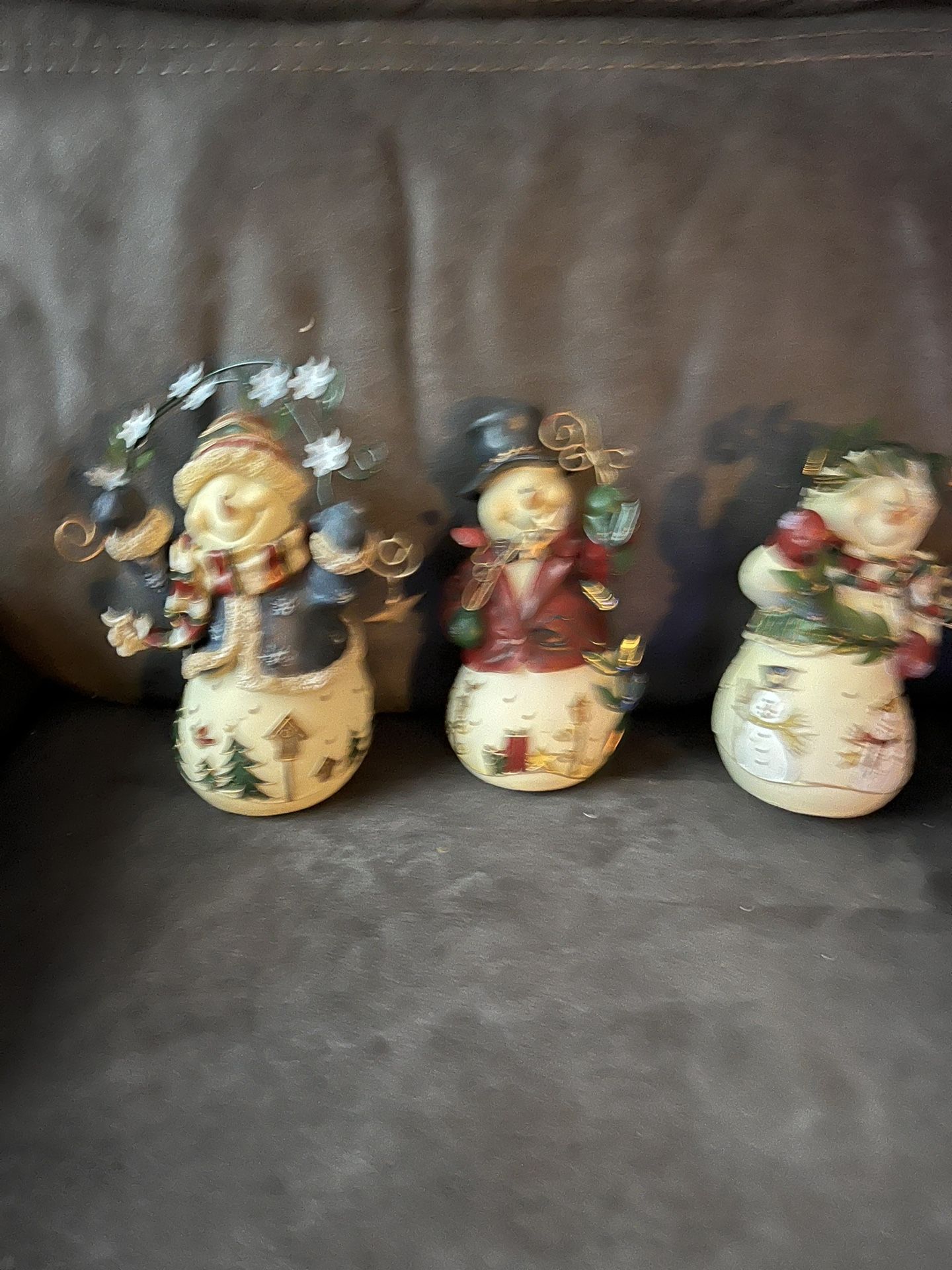 Home Interiors Snowmen Set