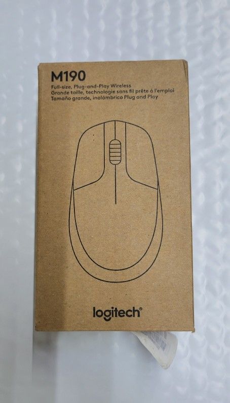 Logitech M190 Full-Size Wireless Mouse - NEW