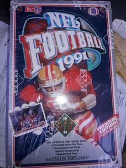 1991 upper deck football packs